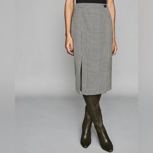 NWT REISS Tyler Wrap Front Skirt Size 8